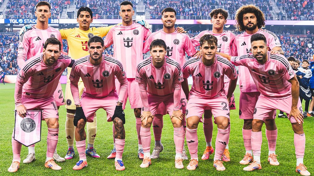 Este es el equipo de Inter Miami que accedi&oacute; a la final.