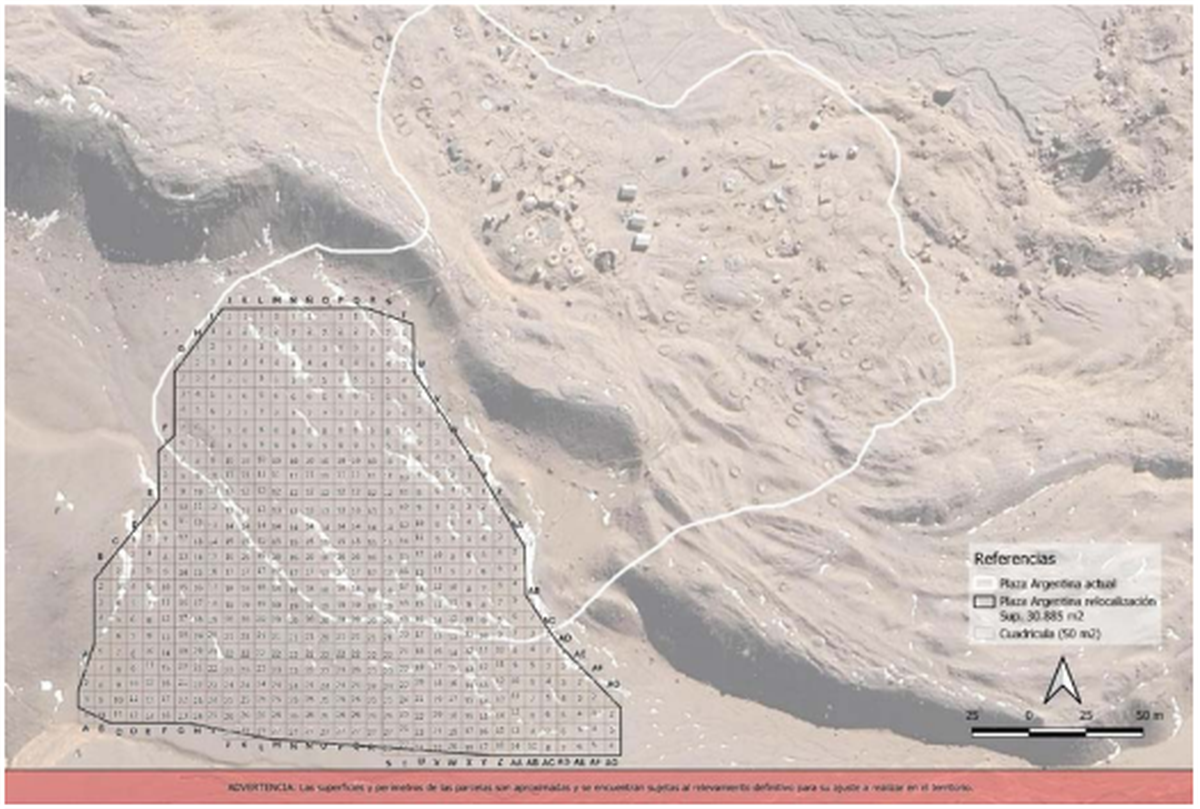 La nueva localización que prevé el pliego para Plaza Argentina, en el Parque Provincial Aconcagua. La nueva localización que prevé el pliego para Plaza Argentina, en el Parque Provincial Aconcagua.