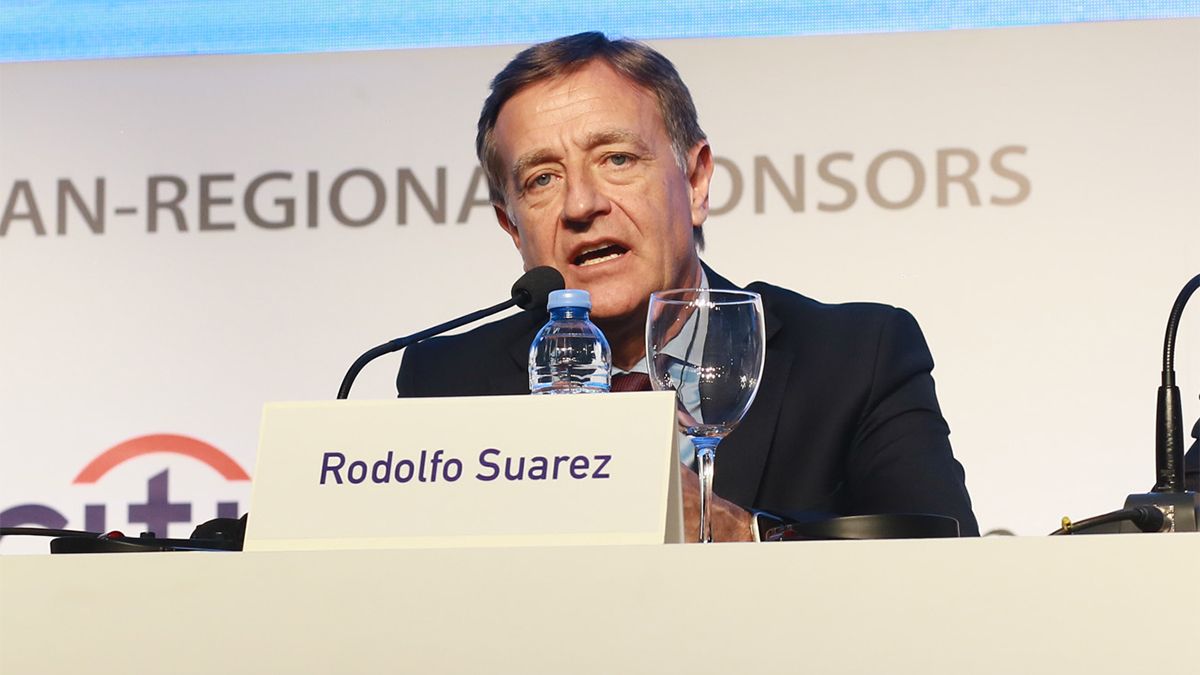 Rodolfo Suarez en el Consejo de las Américas.