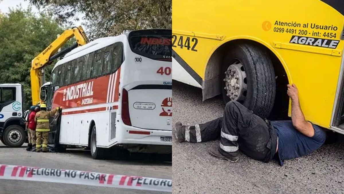 Identificaron al mecánico de la tragedia con el micro: quién es el hombre que murió por aplastamiento