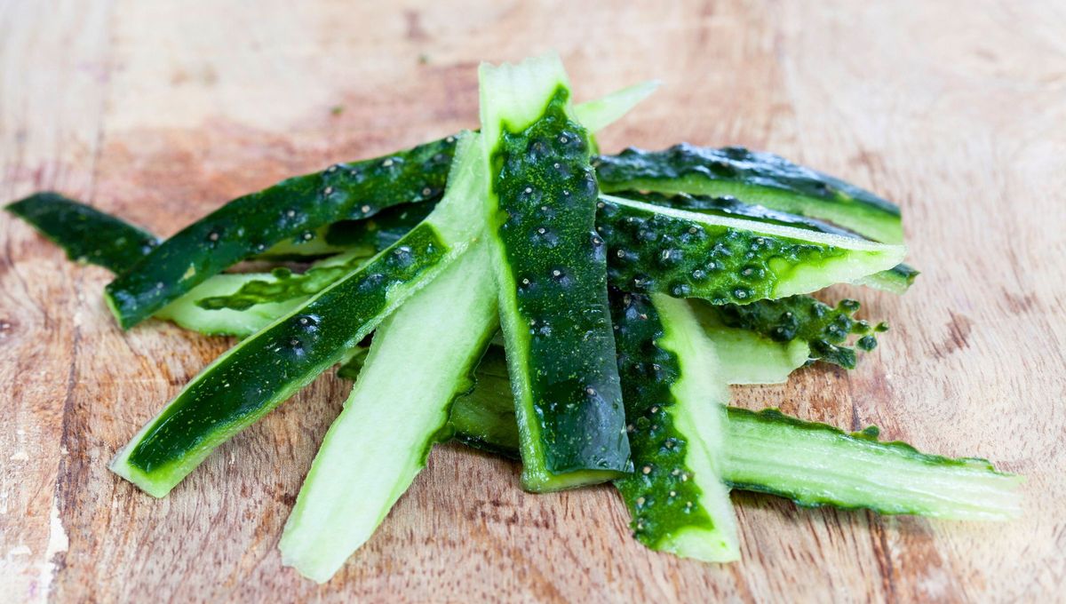 Las cáscaras de pepino tienen muchos beneficios. Las cáscaras de pepino tienen muchos beneficios.