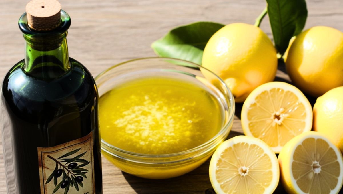El aceite de oliva y el limón pueden ser una mezcla beneficiosa