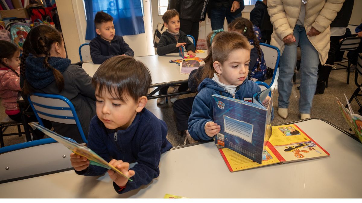 La apertura de más salitas de 3 años promueve la escolarización temprana de los niños y niñas. Foto: Prensa DGE