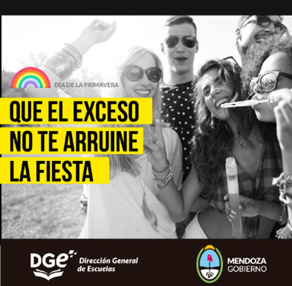 La DGE pide festejos sin excesos para el Día del Estudiante.