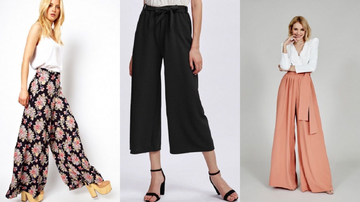 El palazzo de tela es muy c & oacute; modo y fresco para el verano