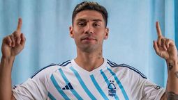 Gonzalo Montiel fue presentado en su nuevo equipo de la Premier League