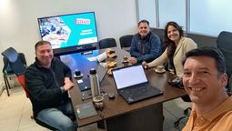 &nbsp;Rubén Carletto, asesor comercial en Virtusway; Martín Moreno, socio fundador de Argentina Rafting; Carolyn Gallagher; esposa de Martín y Product Owner para el proyecto y Agustín Gabriel Contreras Schöen.