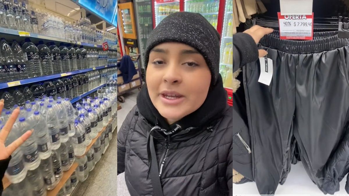 Una chilena mostró la diferencia de productos con Argentina y causó revuelo en Tiktok