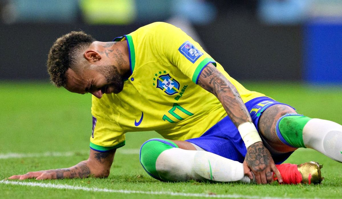 Neymar se lesionó