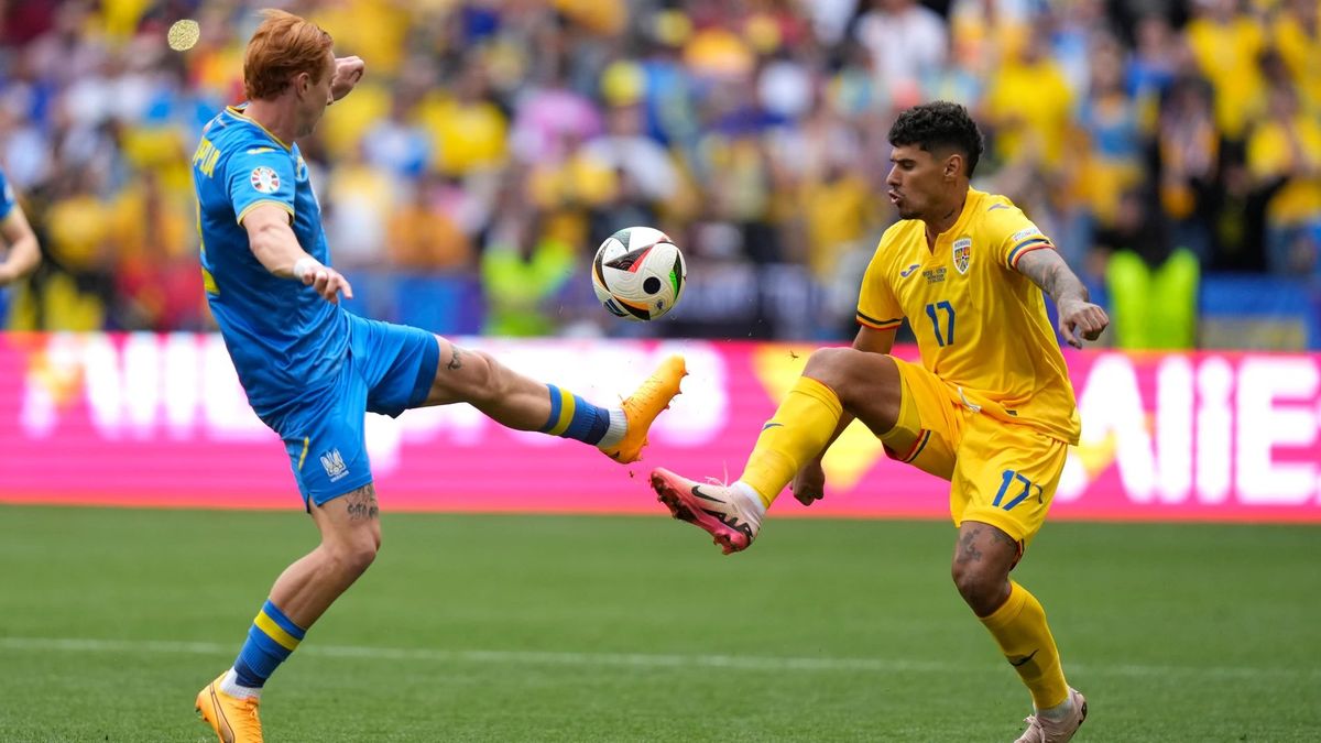 Rumania y Ucrania abrieron el Grupo E de la Eurocopa.&nbsp;