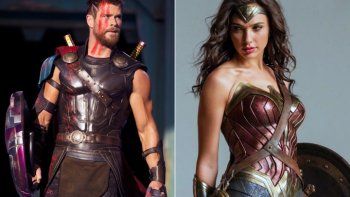 Los protagonistas de Thor y Wonder Woman debaten sobre quien ganaría en una pelea