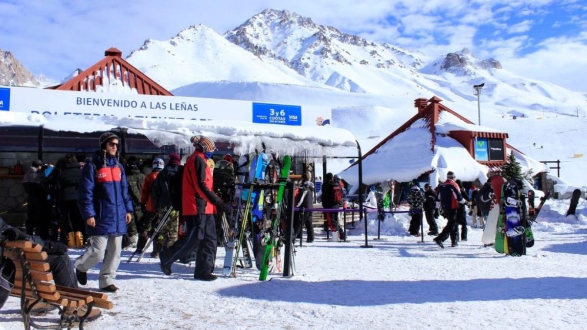 El centro de esquí convocó a turismo local y extranjero. El centro de esquí convocó a turismo local y extranjero.