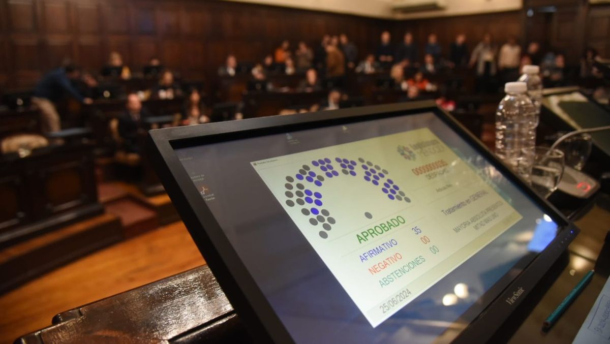 La propuesta del Ejecutivo provincial contó con amplio apoyo.