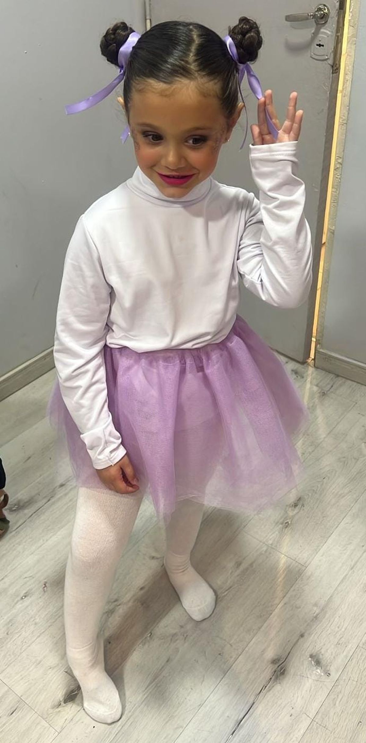 Paulina Pérez lista para bailar. Paulina Pérez lista para bailar.