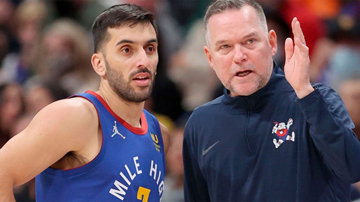 Campazzo tuvo pocos minutos en Denver.