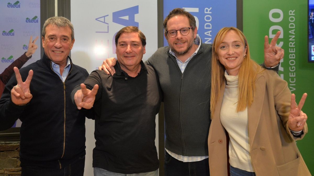 Adolfo Bermejo, Omar Parisi, Lucas Ilardo y Anabel Fernández Sagasti, cuatro referentes del peronismo mendocino.