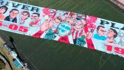 River y su gran telón por el Día Internacional del Hincha