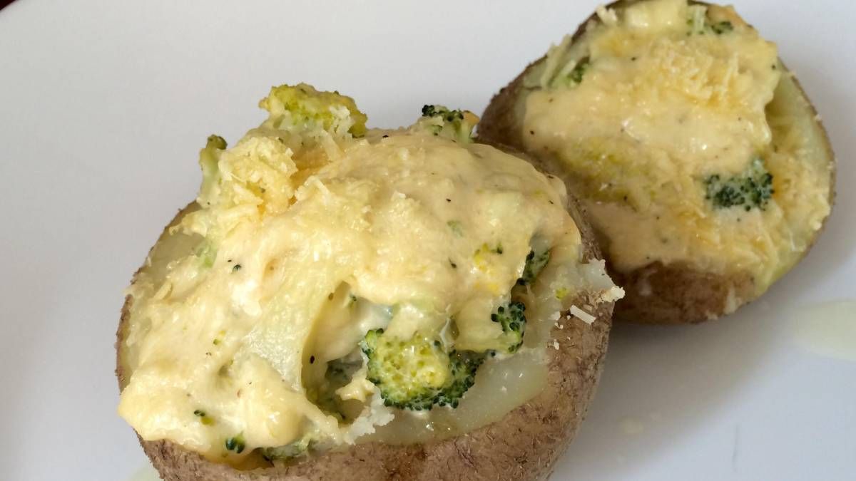 Recetas: Papas rellenas de brócoli y queso gratinado al horno. Foto: gentileza recetasgratis. Recetas: Papas rellenas de brócoli y queso gratinado al horno. Foto: gentileza recetasgratis.