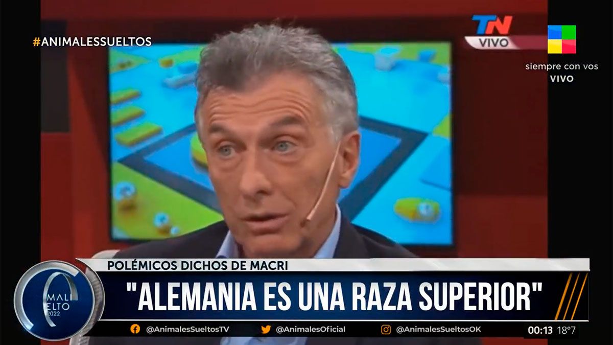 El ex presidente Mauricio Macri dijo que