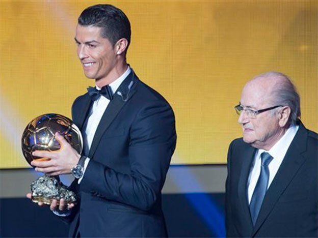 Cristiano Ronaldo recibió el Balón de Oro 2014