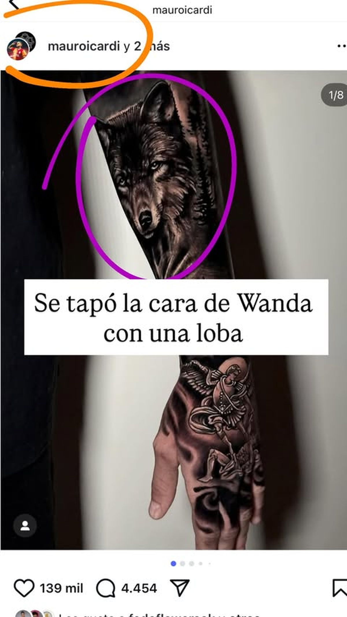 Mauro Icardi se tapó el tatuaje de Wanda Nara y estalló el debate. Mauro Icardi se tapó el tatuaje de Wanda Nara y estalló el debate.