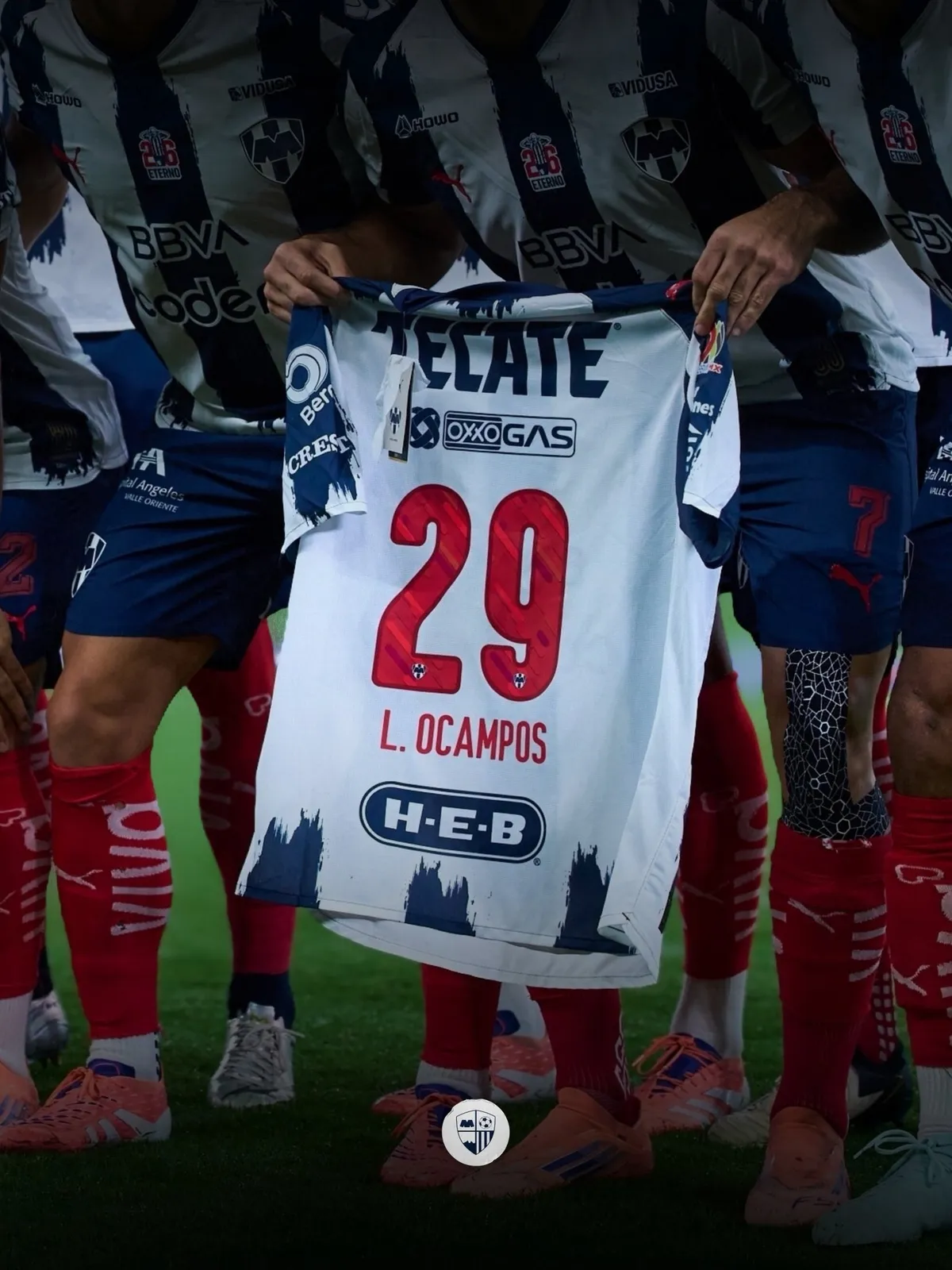 El n&uacute;mero 29 de Lucas Ocampos estuvo presente en la victoria de Rayados.