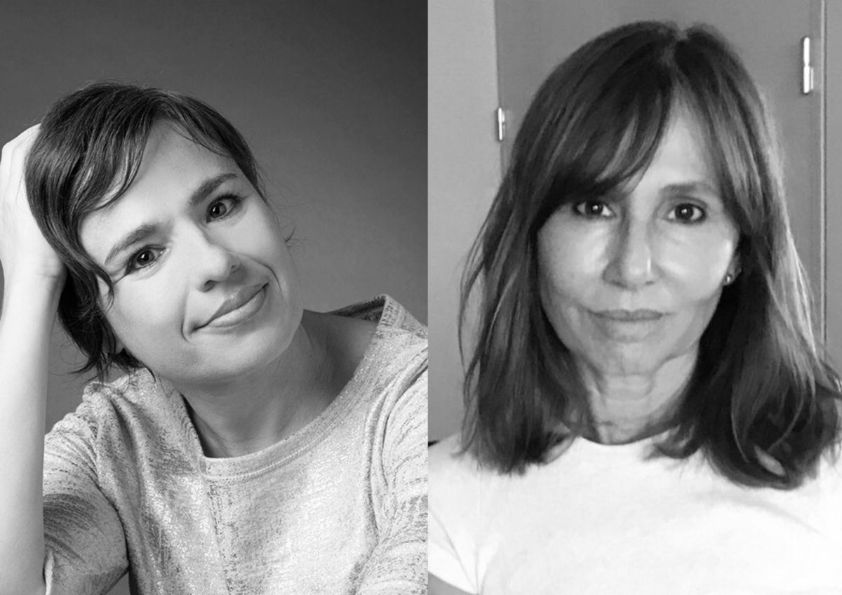 Betina González y Esther Cross. Betina González y Esther Cross.