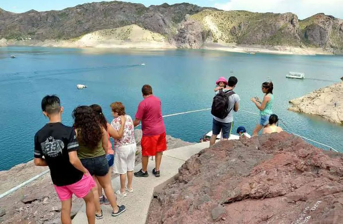 Turistas en San Rafael. El destino es uno de los más elegidos en Mendoza.