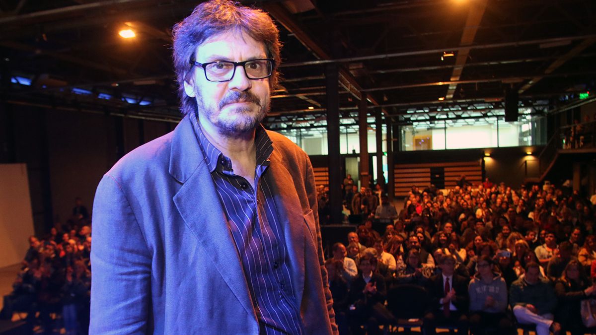 Felipe Pigna durante una presentación anterior en el ciclo de escritores organizado por Grupo Planeta en Mendoza.