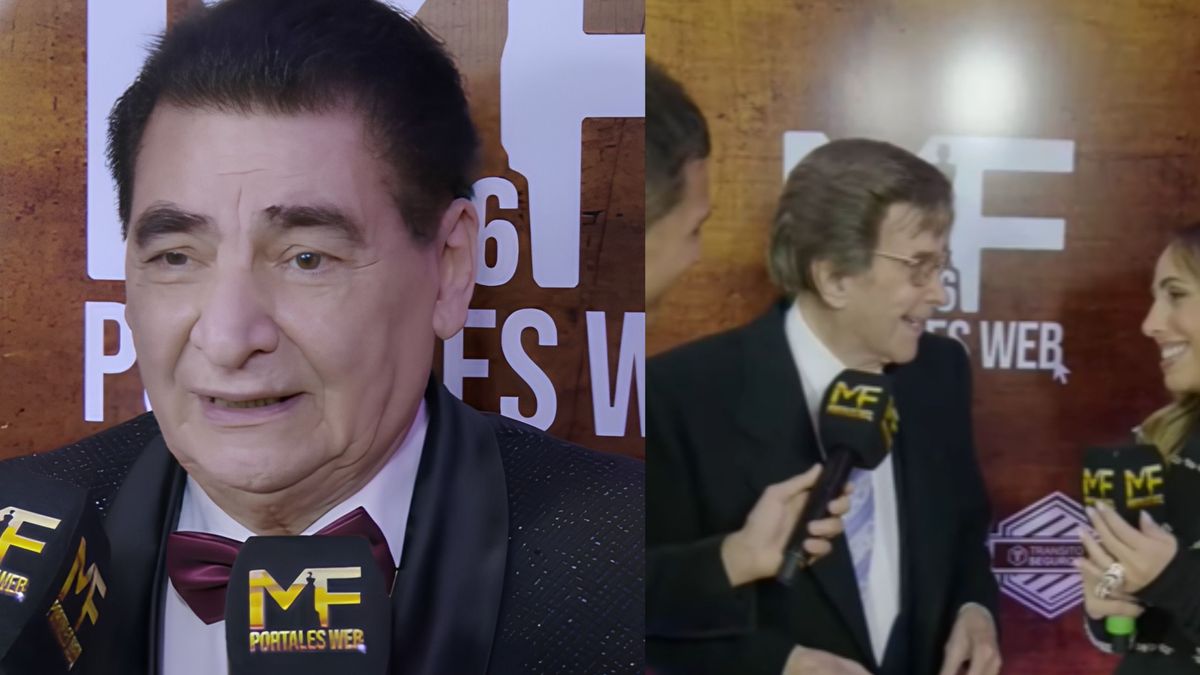 Silvio Soldán y Cacho Rubio dos históricos de las noches de APTRA en la alfombra roja Silvio Soldán y Cacho Rubio dos históricos de las noches de APTRA en la alfombra roja