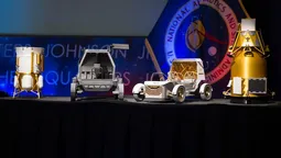 La NASA enseñó algunos de sus diseños para la base lunar.