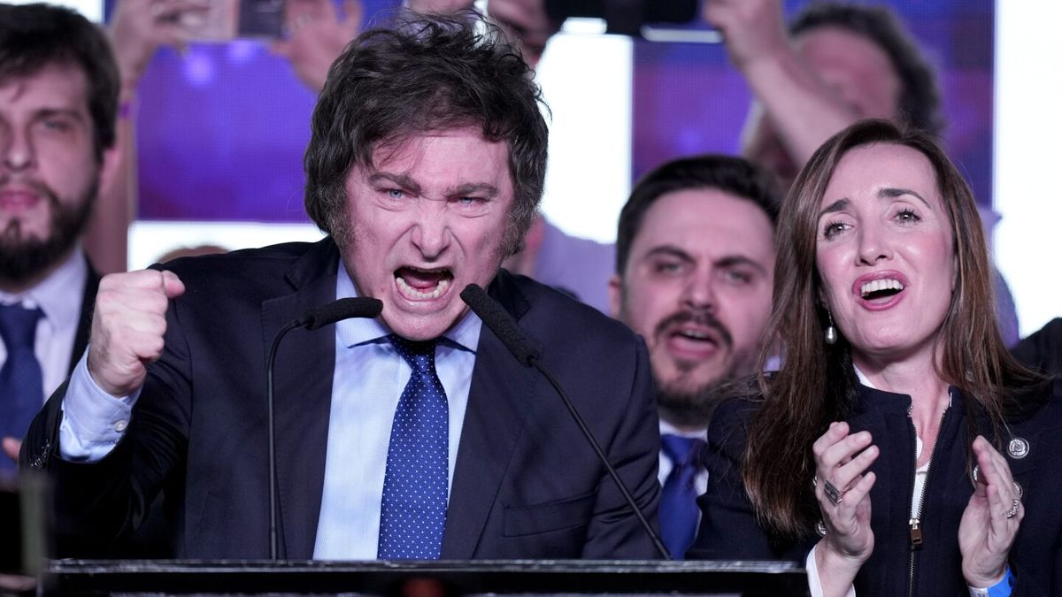 Javier Milei y Victoria Villarruel fueron la fórmula de La Libertad Avanza en las elecciones de 2023. Javier Milei y Victoria Villarruel fueron la fórmula de La Libertad Avanza en las elecciones de 2023.