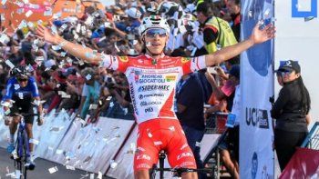 El colombiano Miguel Flórez se llevó la quinta etapa de la Vuelta a San Juan