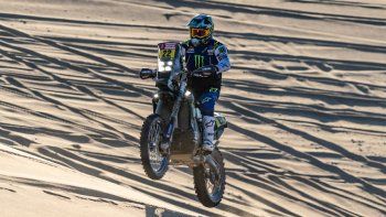 Franco Caimi se ubicó 17º en la primera etapa de motos del Dakar 2020
