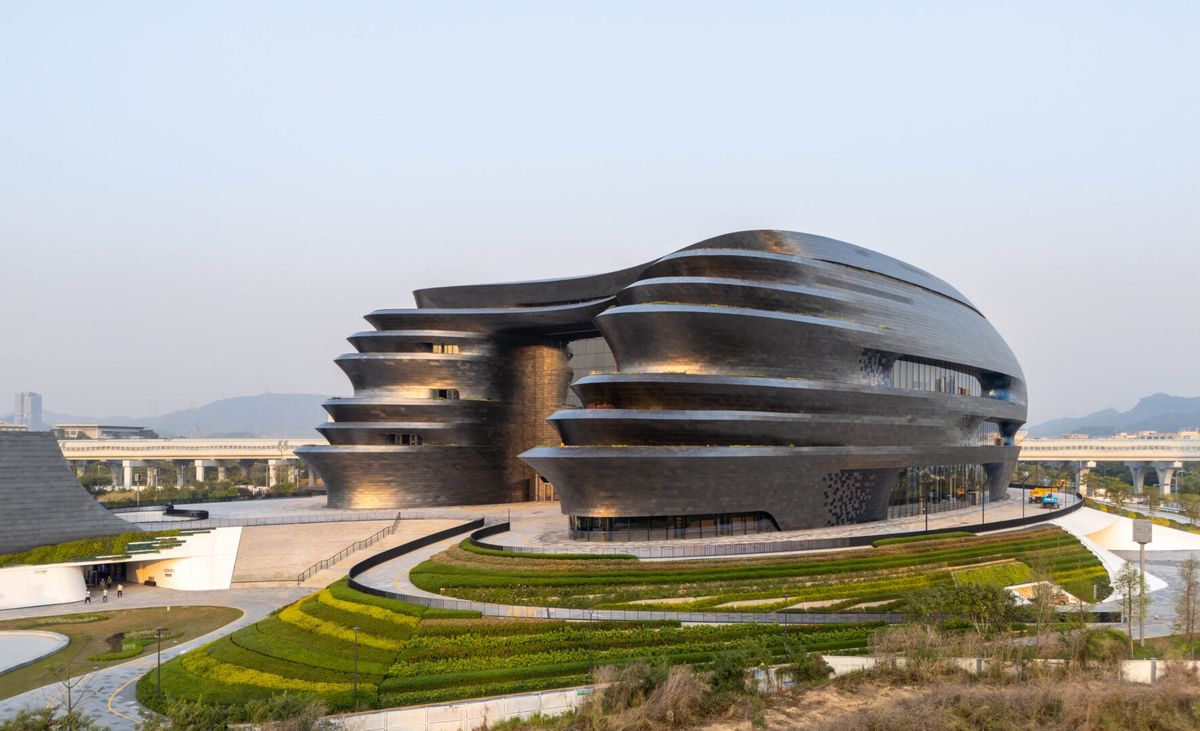Un nuevo museo en China. Imagen: Zaha Hadid/ Virgile Simone Bertrand