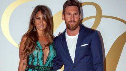 ¡Qué fotito! Anto y Messi