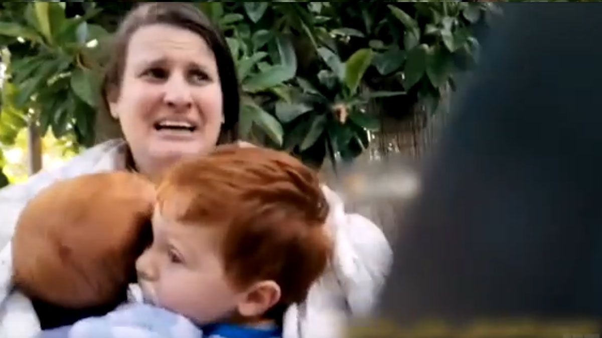 Shiri Bibas y sus hijos Ariel y Kfir (de 5 y 2 años) Shiri Bibas y sus hijos Ariel y Kfir (de 5 y 2 años)