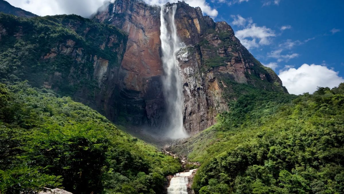 El Salto Ángel es una de las maravillas naturales más impresionantes del mundo. Se puede decir que su altura llega a ser de casi tres veces el Empire State Building de Nueva York. El Salto Ángel es una de las maravillas naturales más impresionantes del mundo. Se puede decir que su altura llega a ser de casi tres veces el Empire State Building de Nueva York.