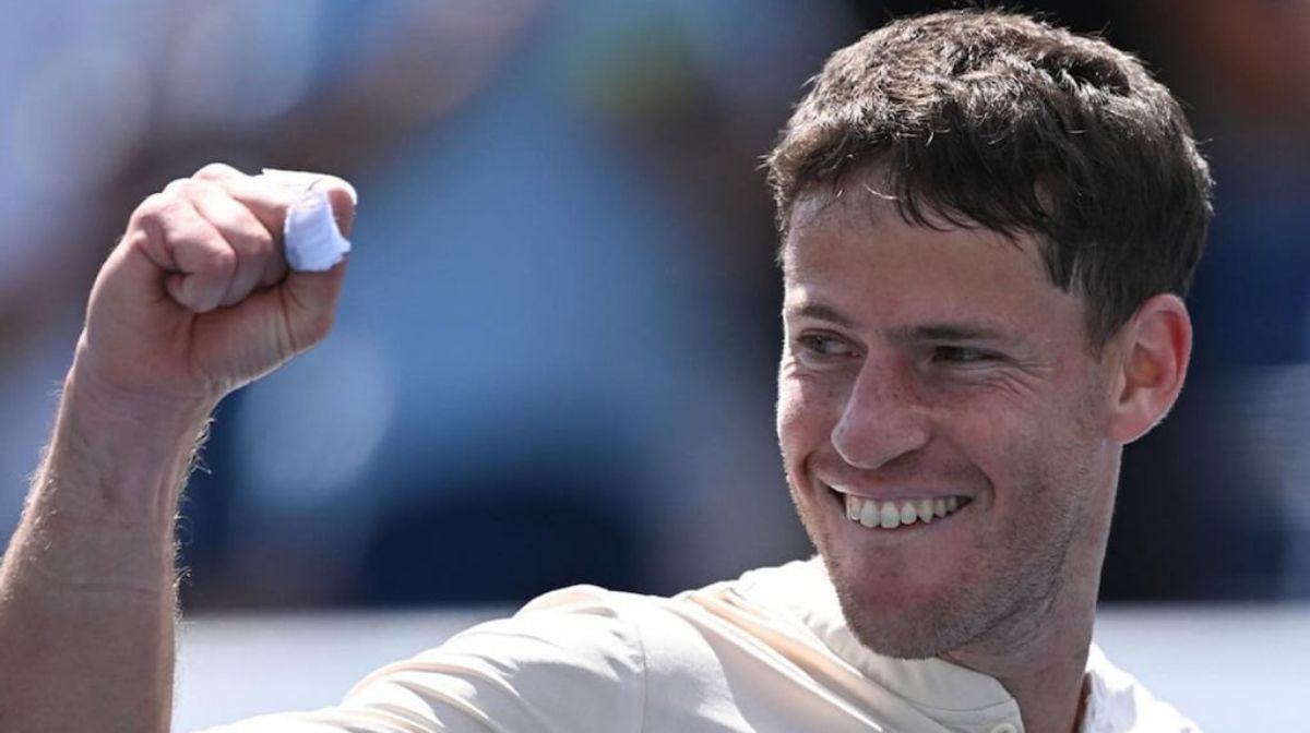 Schwartzman juega con Monfils.