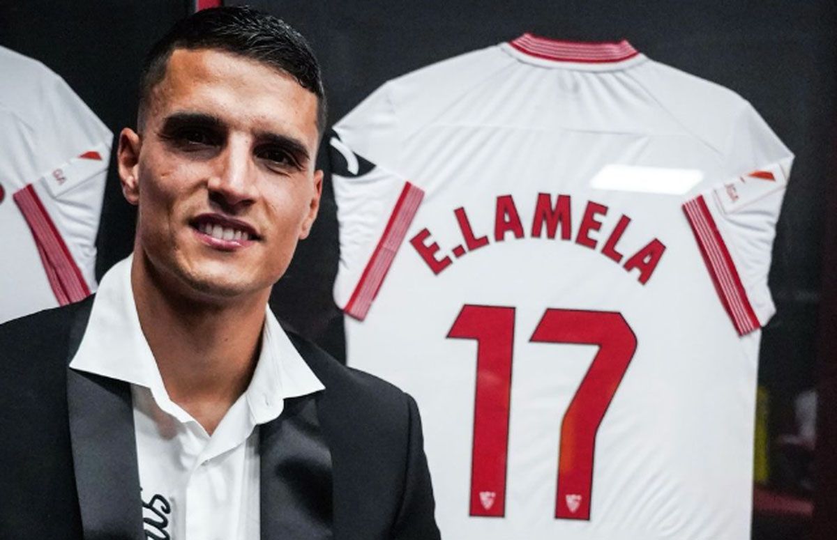 Erik Lamela quedó con el pase en su poder.