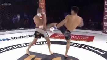 Tremenda lesión en la MMA: perdió un dedo y no lo notaron