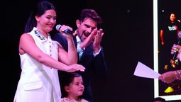 Flor Destéfanis en el momento de la jura. Será el segundo mandato de la justicialista al mando de Santa Rosa.