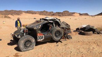 Al-Qassimi sufrió un escalofriante accidente
