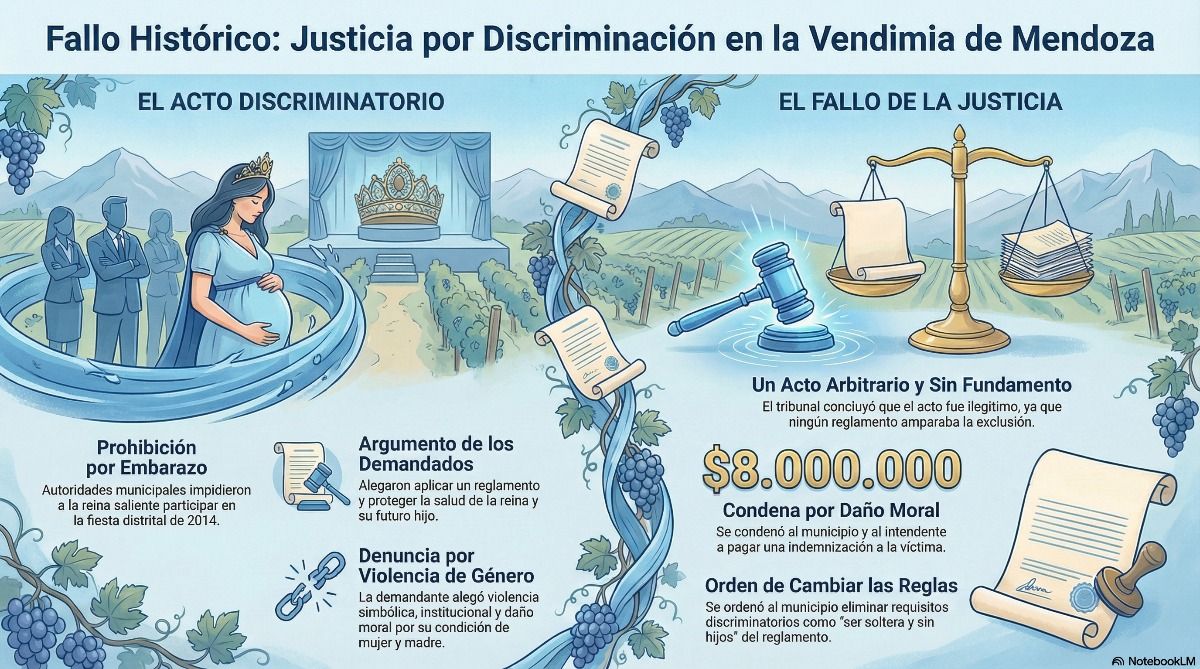 Los principales hechos en el caso de la reina de la vendimia embarazada. Los principales hechos en el caso de la reina de la vendimia embarazada.