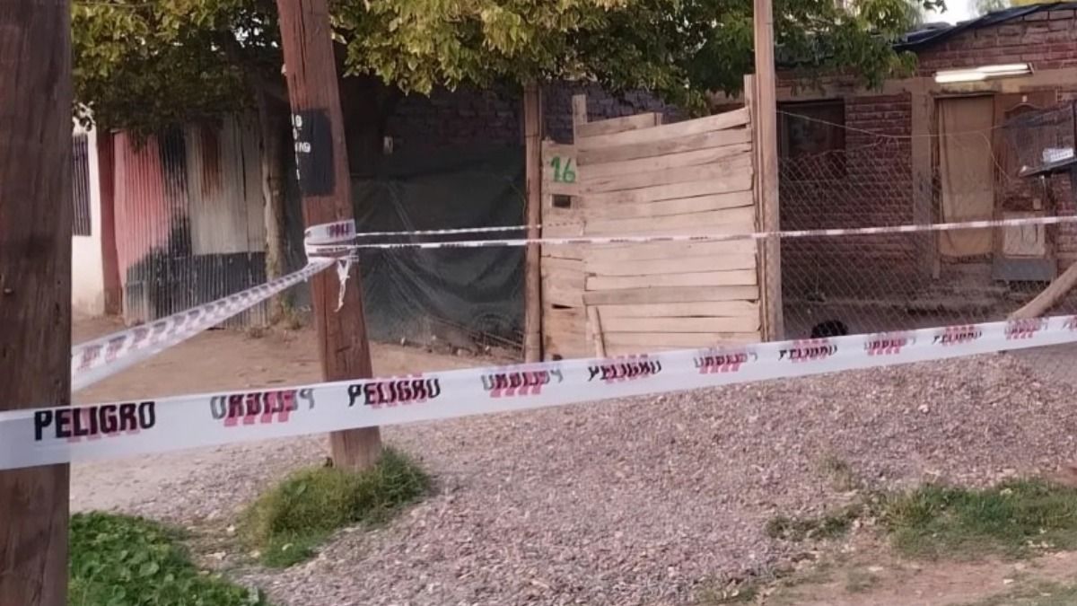 Una escena del crimen en Las Heras