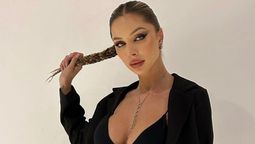Romina Malaspina confirma que el underboob se lleva a la vista y paraliza la noche porteña con su ultra body ceñido