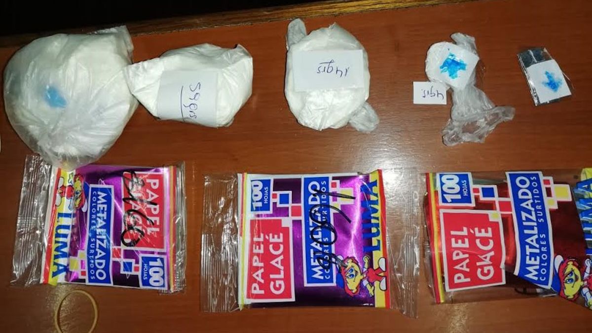 Detuvieron a una pareja narco en la Ciudad de Mendoza.