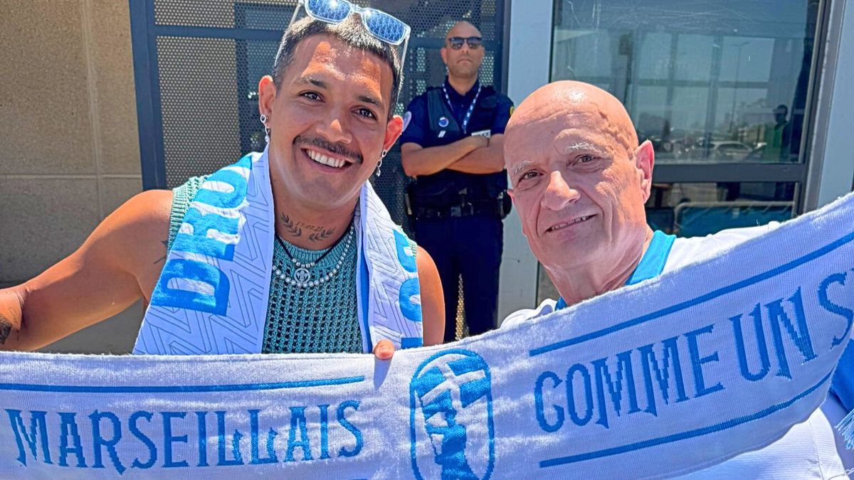 Medina llegó a Marsella para poner la firma.