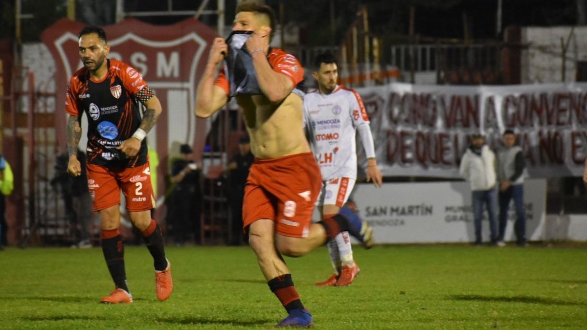 Pablo Jofré de penal marcó el gol para San Martín. Pablo Jofré de penal marcó el gol para San Martín.