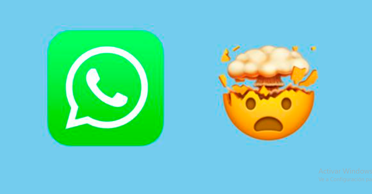 Tecnología. WhatsApp: qué significan la carita a la que le explota la cabeza.